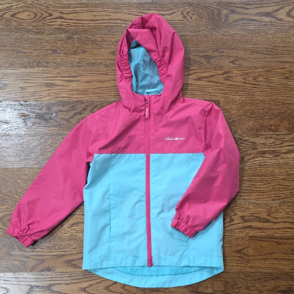 Eddie Bauer Pink and Blue Hooded Jacket